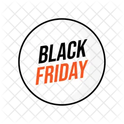 Black Friday Label  Icon