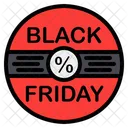 Black Friday Rabatt  Symbol