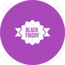 Black Friday Ribbon Icon