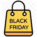 Black Friday Sale Shopping Bag Special Sale Icon