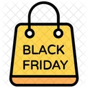 Black Friday Sale Einkaufstasche Sonderverkauf Symbol