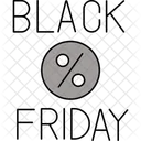 Black Friday Sale Offer Blackfridayoffer Specialdiscount Icon