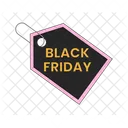 Black friday sale tag  Icon