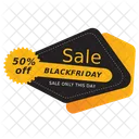 Black Friday Abstract Shape Icon