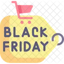 Black Friday Sale Tag Commerce And Shopping Icon