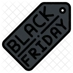 Black Friday Tag  Icon