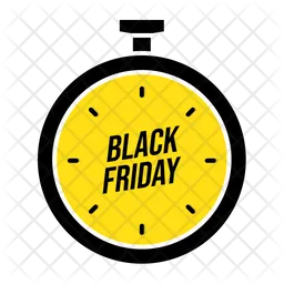 Black Friday Time  Icon