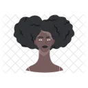 Black Gir  Icon