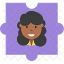 Girl People Head Icon