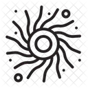 Black Hole Black Icon