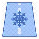 Black Ice Snowflack Ice Icon