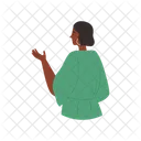 Vector Black Woman Icon