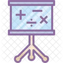 Black Board Plank Icon