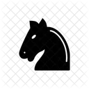 Chess Symbols Black Knight Horse Chess Knight Icon