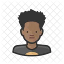 Black Male Teenagers  Icon
