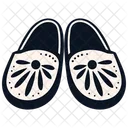 Black Moccasin Shoes  Icon