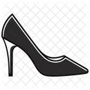 Black Patent Leather Women's  Shoes  Icon