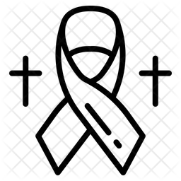 Black Ribbon  Icon