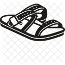 Black Sandals  Shoes  Icon