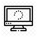 Black Screen Computer Technology Symbol