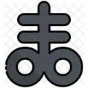Black Sulfur Esoteric Symbol Icon