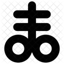 Black Sulfur Esoteric Symbol Icon