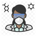 아바타 바이러스학자 흑인 아이콘