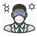 아바타 바이러스학자 흑인 아이콘