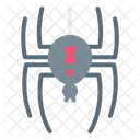 Black Widow Spider Insect Icon