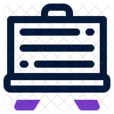 Blackboard Chalk Teaching Icon