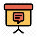 Blackboard Chat Message Icon
