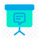 Blackboard Chat Message Icon