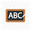 Blackboard English Class Alphabetics Icon