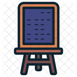 Blackboard Menu  Icon