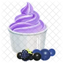 Blackcurrant Ice Cream  Icon