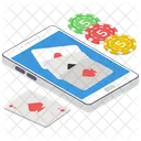 Cards Game Blackjack Gambling Icon