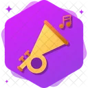 Bladder Pipe Instrument Logo Icon