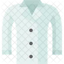 Blanco Trabajo Abrigos Icono