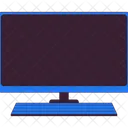 Blank computer monitor  Icon