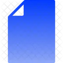 Blank File  Icon