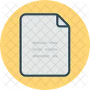 Blank Page Paper Document Icon