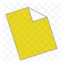 Blank paper sheet  Icon