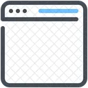Blank Webpage  Icon
