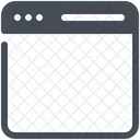 Blank Webpage  Icon