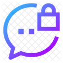 Bubble-Chat-Sperre  Symbol