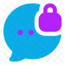 Bubble-Chat-Sperre  Symbol