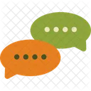 Bubble Chat Mikrofon Kopfhorer Symbol