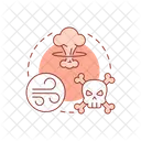 Editable Radiation Blast Icon