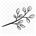 Blatt Zweig Pflanze Symbol