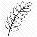 Blatt Zweig Pflanze Symbol